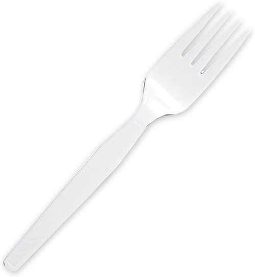 Genuine Joe Heavyweight Plastic Forks - Durable & Reliable | Pack of 100