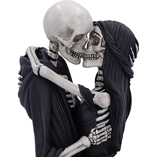 Nemesis Now Eternal Kiss Skeleton Figurine 24cm Black & White Gothic Wedding Gift