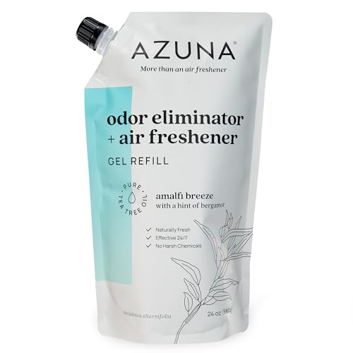 Azuna Amalfi Breeze Odor Eliminator Gel Refill 24oz - Natural, Long-Lasting Home Freshener