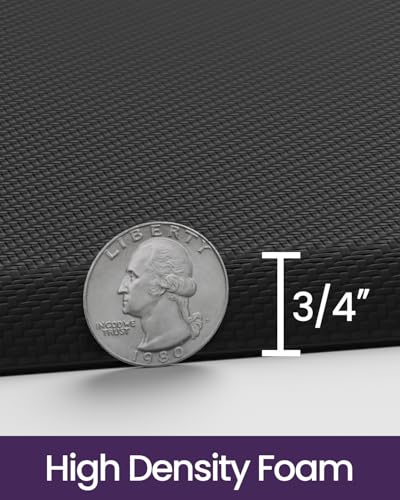 Anti Fatigue Kitchen Floor Mat Cushioned Runner 70x20 Black - Durable & Waterproof