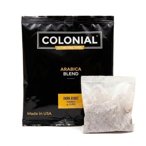 Dark Roast Coffee Filter Packs - 0.5oz, 150 Count for 4-Cup Coffee Makers - Hotel-Style Pre-Ground Coffee