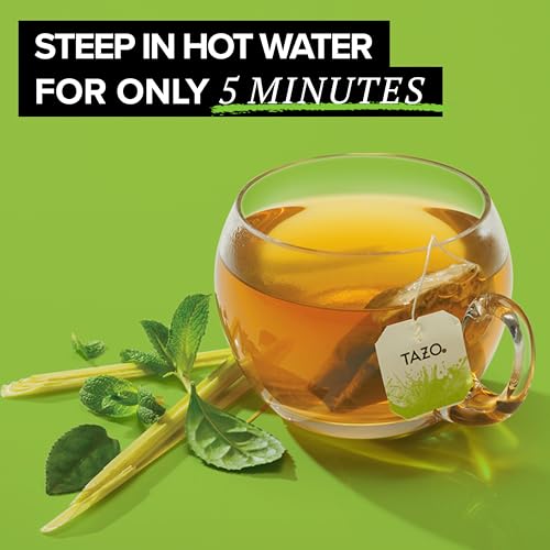 TAZO Organic Zen Green Tea Bags - 36 Count Pack of 4, 144 Total Bags, USDA Organic, Certified Non-GMO, Kosher