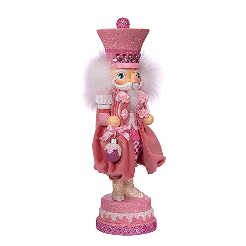 15-Inch Pink Nutcracker Soldier Decor - Kurt S. Adler Hollywood Collection