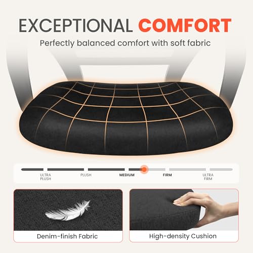 NEO CHAIR Home Office Desk Ergonomic Mesh with Lumbar Support, Black