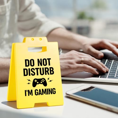 Funny Gaming Sign for Men & Boys - Do Not Disturb I’m Gaming Decor