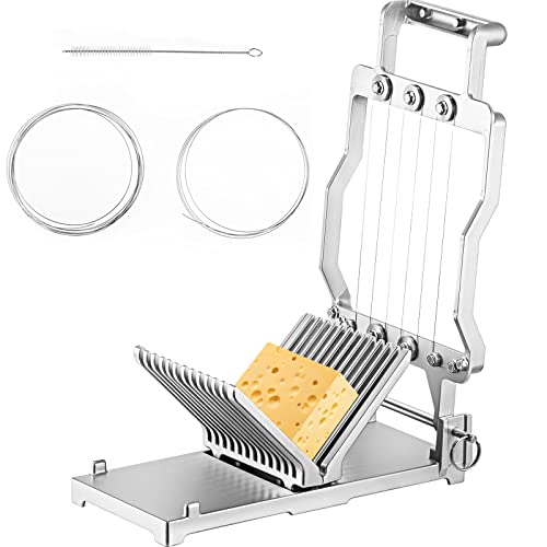 Cheese Slicer with Wire - 1cm & 2cm Thickness Replaceable Blade - Normal