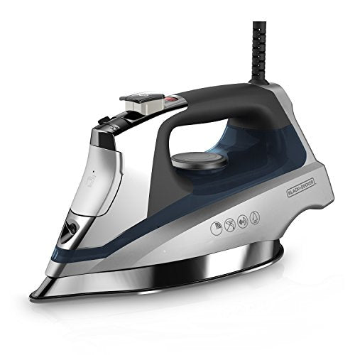 BLACK+DECKER Allure Professional Steam Iron Gray/Blue Large for Clothes
