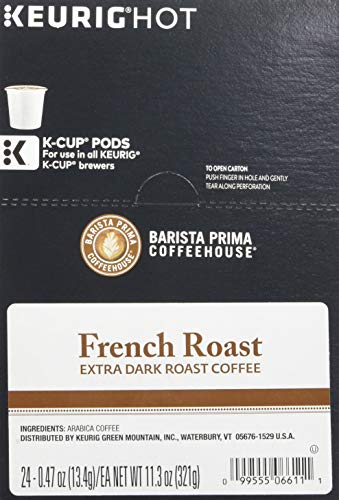Barista Prima Dark Roast Extra Bold K-Cup Coffee Pods - Pack of 96 for Keurig Brewers