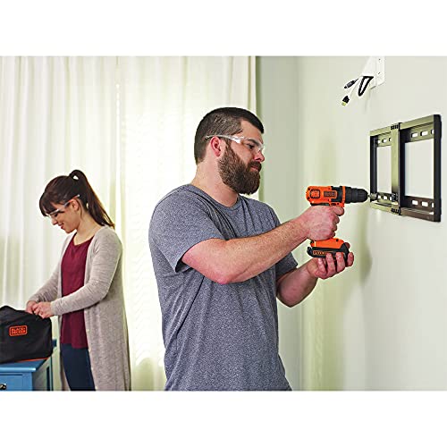 20V Cordless Drill Kit with 68-Piece Tool Set and Storage Bag - Home Projects