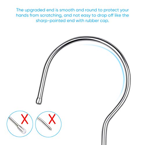 Fayleeko 50 Pack Stainless Steel Wire Hangers 16.5 Inch Heavy Duty Space Saving