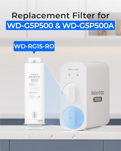 Waterdrop G5P500-RO Replacement Water Filter for G5P500 & G5P500A RO Systems - Variation G5P500-RO