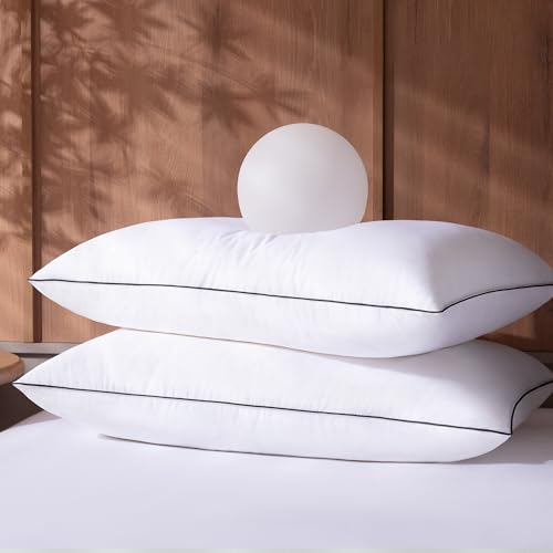 King Size Feather Down Pillow Set of 2 - Luxury Hotel Collection 20x36