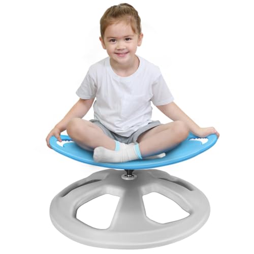 Kids Spinning Chair for Autism Sensory Toys with Handles - Blue / Car-Seat