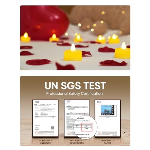 Raycare 12/24/50/100/150Pack Flameless Candles, Battery Operated LED Tea Lights, Long Lasting Fake Candles, Electric Candles for Wedding, Holiday Party, Centerpieces, Home Decor, Halloween, Christmas