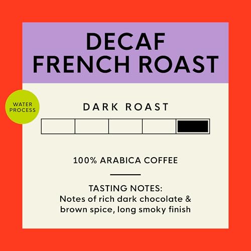Decaf French Roast Ground Coffee 28 oz Bag - Dark Roast, Swiss Water Process, 100% Arabica, Kosher - San Francisco Bay