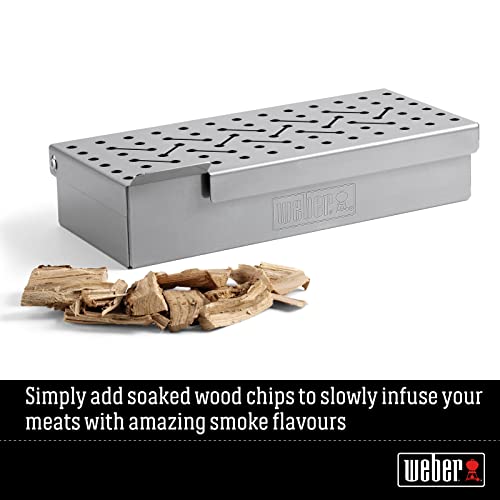 9.8 Inch Stainless Steel Universal Smoker Box for Grills – Weber Compatible