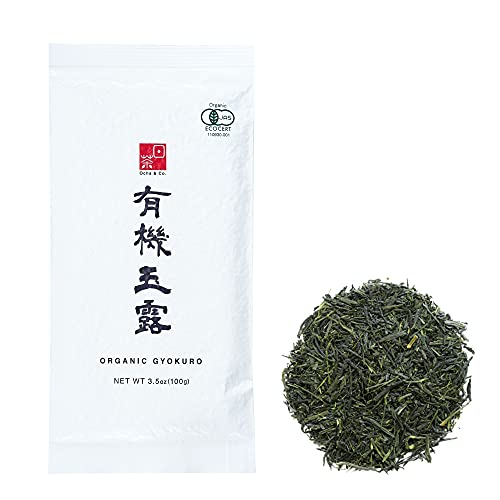 Organic Gyokuro Green Tea - Shade Grown Japanese Loose Leaf Tea 100g