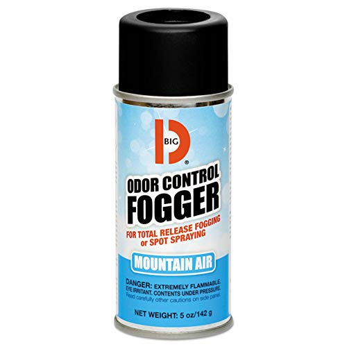 Big D 344 Odor Control Fogger Mountain Air Fragrance 5 oz Pack of 12 – Kills Fire, Smoke, Flood & Musty Odors
