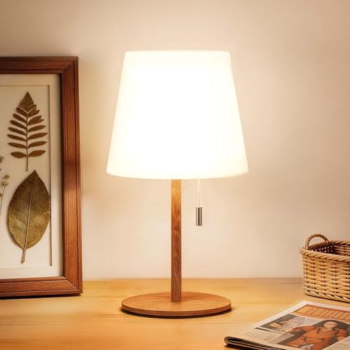Wood Grain Rechargeable Cordless Shower Lamp 5400mAh Waterproof Bathroom Light