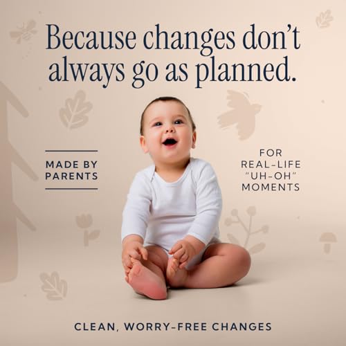 Disposable Baby Changing Pad Liners - 100 Pack, Ultra Soft & Leakproof
