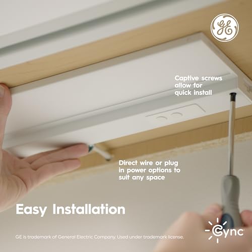 Cync GE Reveal HD+ Smart LED Under Cabinet Light Bar 24in - Voice & App Compatible