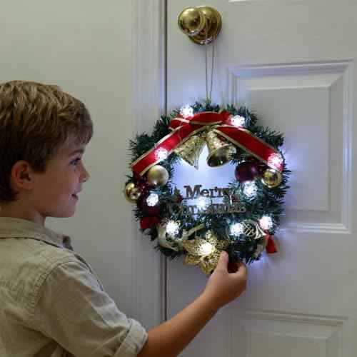 2 Pack Battery Operated Snowflake Christmas Lights Decorations,7FT Silver Wire 20 LED Snowflake String Lights for Indoor Holiday Wedding Party Christmas Tree Garland Decor(Cold White)