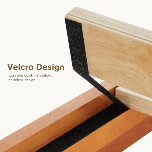Sweetcrispy Twin Size Bed Frames, 12 Inch Height Wood Platform Frame