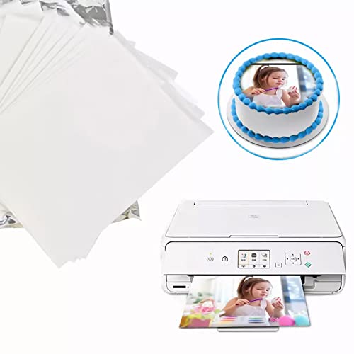 CRANBOLY 25 pcs Edible Paper 11.7" x 8.3" A4 Frosting Sheets