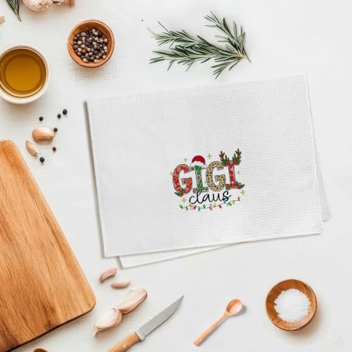 Christmas Gigi Gifts Kitchen Towels, Xmas Hand Towel, 16x24in