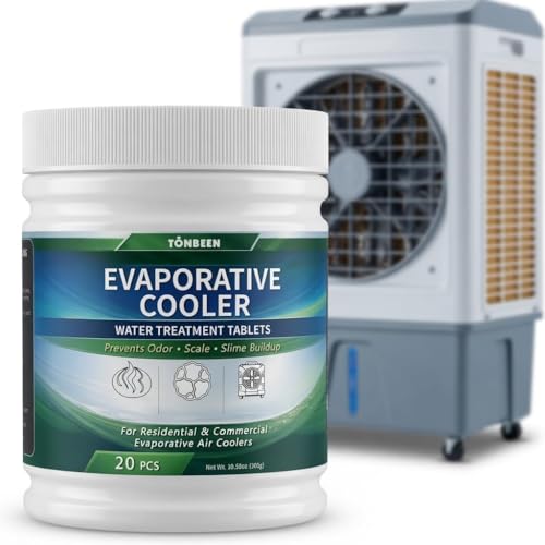 Evaporative Cooler Tablets - 20 Pack for Water Odor & Scale Prevention
