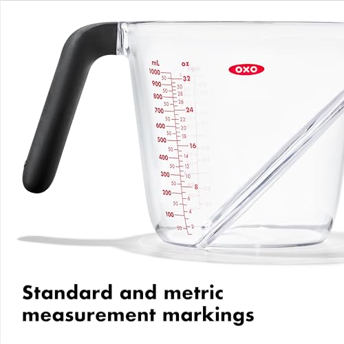 Measuring Cups Set - Angled 3-Piece Kitchen Liquid Measuring Spoons - Multi Size