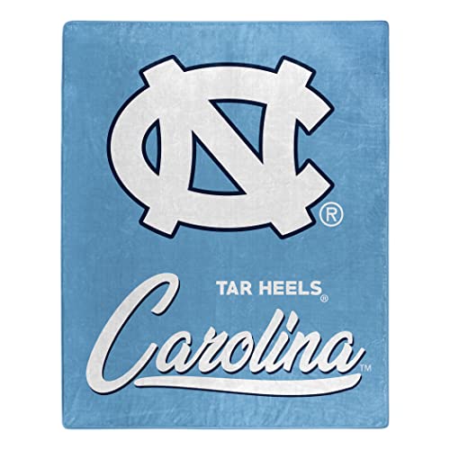 Northwest NCAA Unisex College Team Raschel Throw Blanket - North Carolina Tar Heels, 50x60 Inches