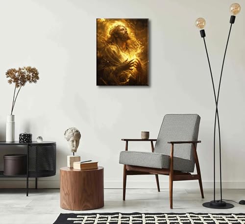 Jesus Christ Canvas Wall Art Portrait Christian Painting Picture
