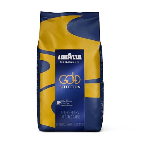 Lavazza Gold Selection Whole Bean Coffee Blend - Light Roast 2.2 lb Bag - Italian Premium Coffee with Honey & Almond Notes - Variation: 35.2 Ounce