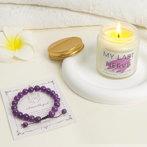 Unipinkart Purple Birthday Gift Basket for Women Teen Girls Self-Care & Thank You Box Set