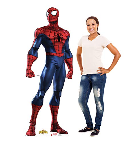 Spider-Man Cardboard Cutout - Marvel Contest of Champions, 72 Inch Standee for Parties & Events