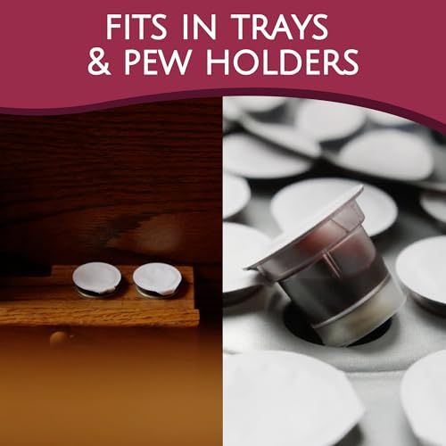 Prefilled Communion Cups & Wafer Set - 100 Count, No Sugar, Non-GMO