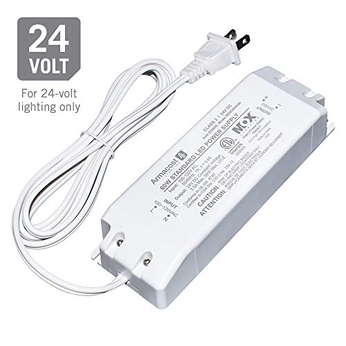 Armacost Lighting 60W 24V LED Power Supply - White, Compatible with Dimmers