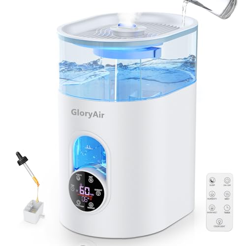 Large Room Humidifier with Cool & Warm Mist 6L for Bedroom and Living Room