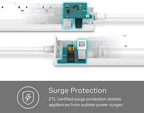 Kasa Smart Power Strip HS300 with 6 Outlets, Surge Protection & USB Charging