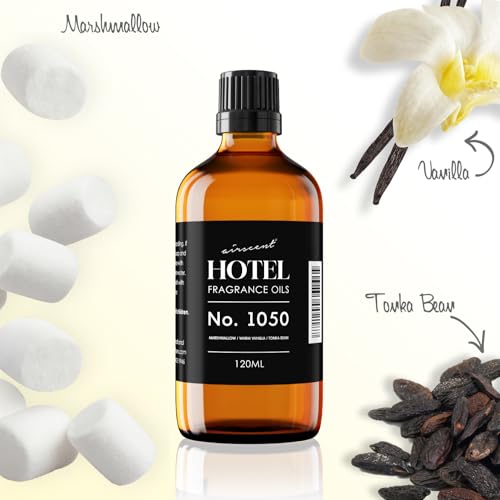 AirScent Hotel Diffuser Oil No. 1050 - Warm Vanilla Blend 16.9 Fl Oz - Waterless Fragrance