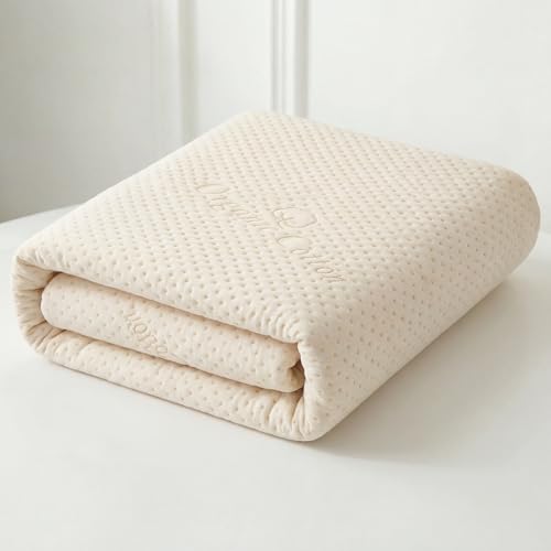 MATTSHIELD Organic Waterproof Mattress Protector Queen Size - Breathable Cotton Cover
