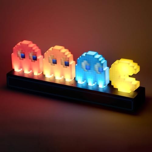 Pac Man and Ghosts LED Night Light - Retro Collectible Figure Lamp - Variation: Pac Man
