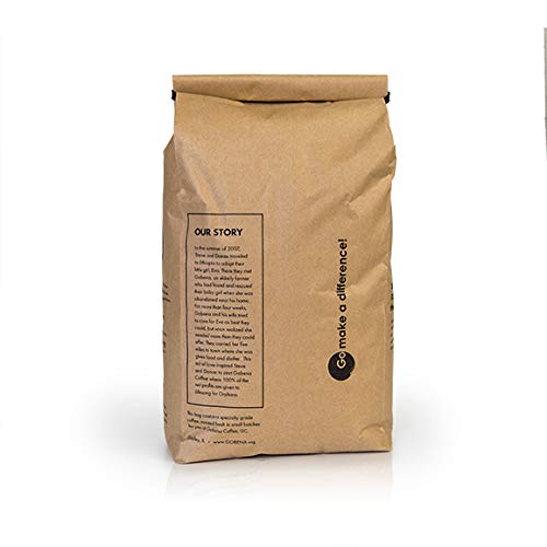 Gobena Organic Mexican Chiapas Whole Bean Coffee 5lb Pack - Medium Roast, Fair Trade