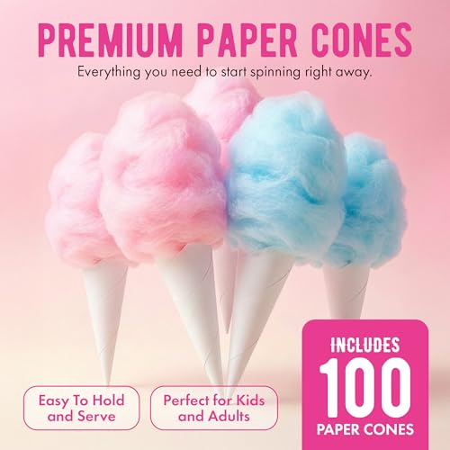 The Candery Cotton Candy Floss Sugar (3-Pack) Includes 100 Premium