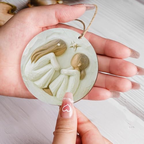 2D Flat Friendships Ornament 2025, Best Friends Christmas Ornaments for Tree Decorations, Gift for Best Friend Woman, Friendship Gifts, White Elephant Gifts for Women, Long Distance