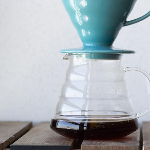 Hario V60 Range Server 800ml Clear - Coffee Carafe with Heat-Resistant Handle