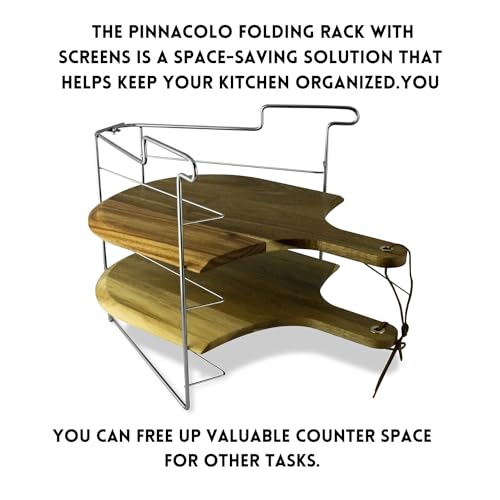 Folding Pizza Rack with five 14 Inch Screens