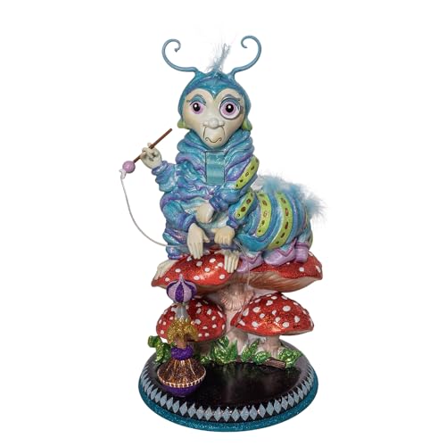 15-Inch Hollywood Nutcrackers Caterpillar Nutcracker - Alice in Wonderland Decor