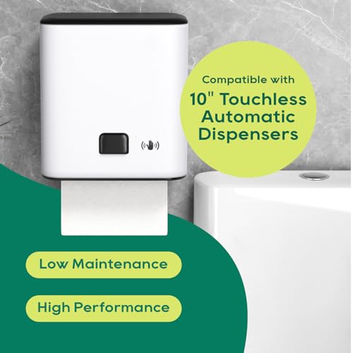 ECOLipak TAD Paper Towels 10x800 White, 6 Rolls Absorbent Hand Towels